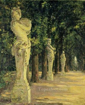 ウッズ Painting - Allee de lEte ベルサイユ印象派風景ジェームズ キャロル ベックウィズ森の森